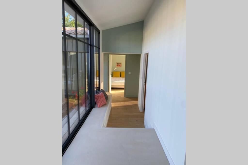 Elégante maison d'architecte, Spa à débordement La Noue Extérieur photo