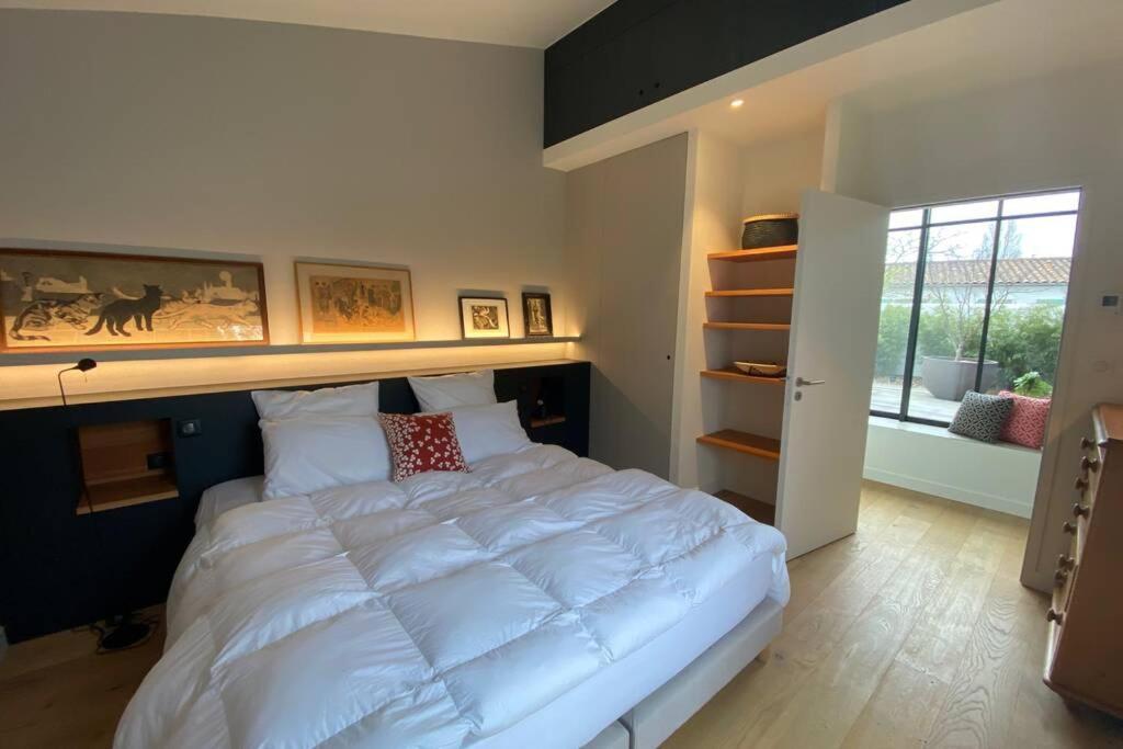Elégante maison d'architecte, Spa à débordement La Noue Extérieur photo